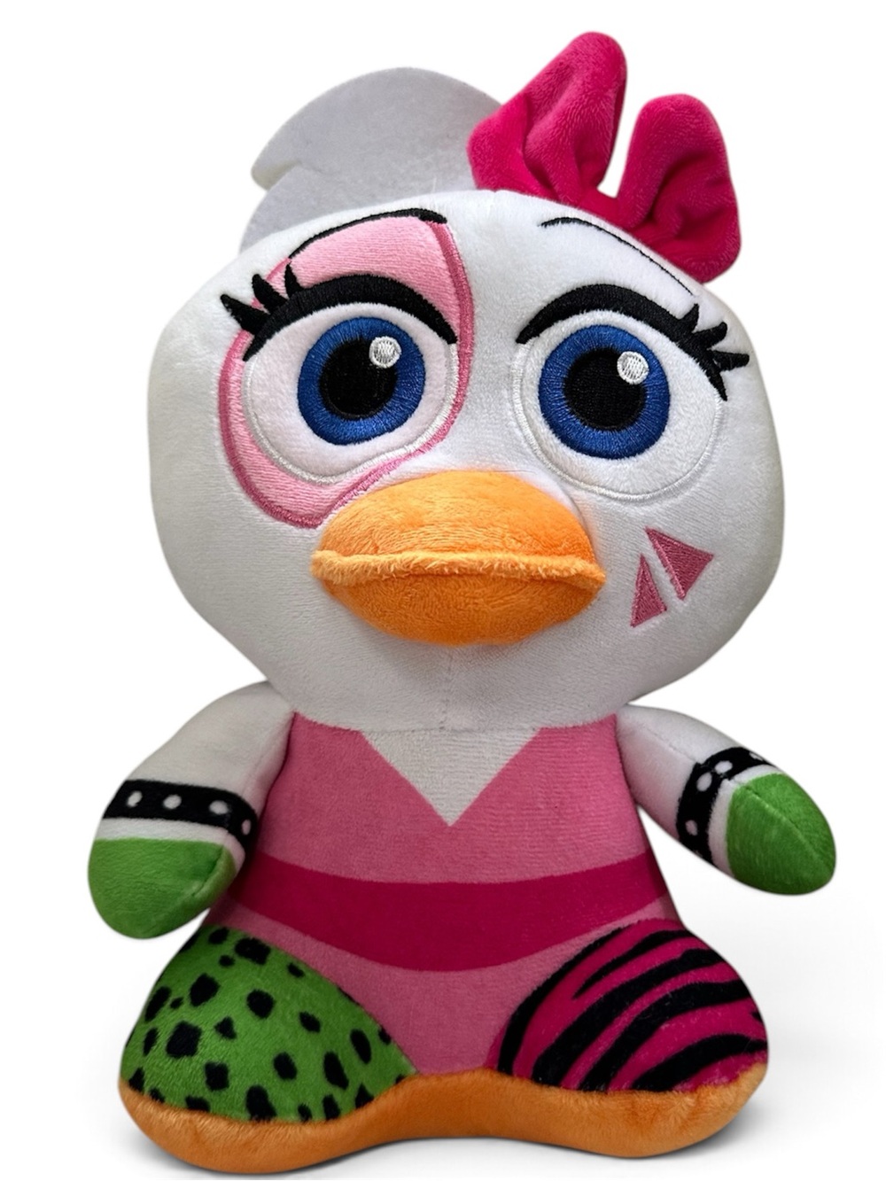 Five Nights at Freddy's FNAF Glamrock Chica Girl Duck Plush Security Breach 11”